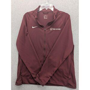 Nike Track Jacket Mens Large Maroon Dri-FIT Field Hockey Full Zip CN9520-669